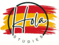 Hola Studies logo representing a language agency specializing in Spanish courses